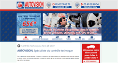 Desktop Screenshot of controle-technique-a-paris.com